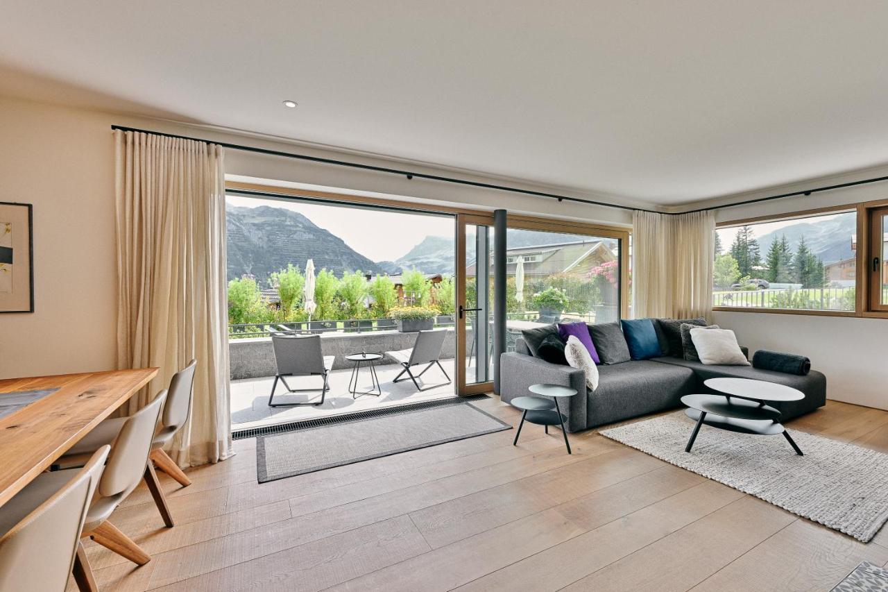 Chalet Hohe Welt - luxury apartments Lech Buitenkant foto