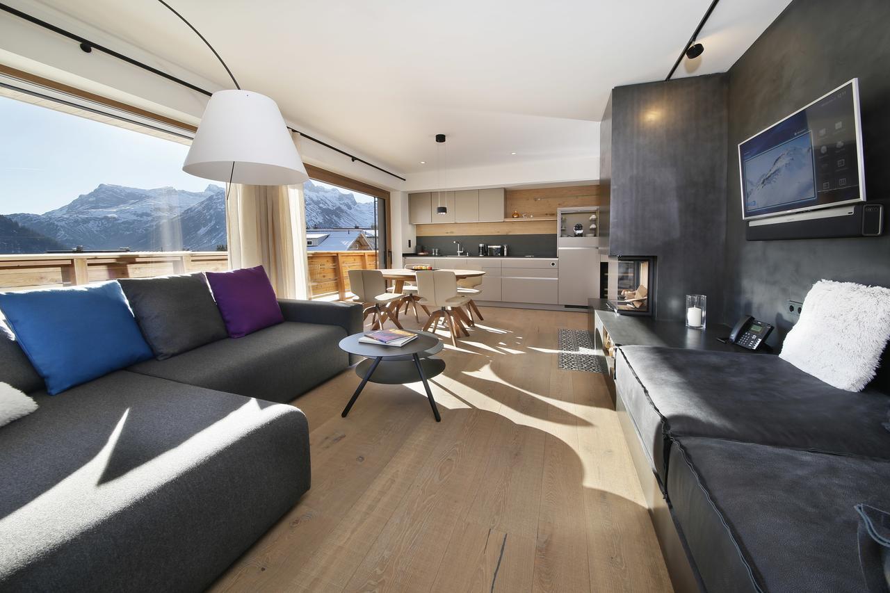 Chalet Hohe Welt - luxury apartments Lech Buitenkant foto