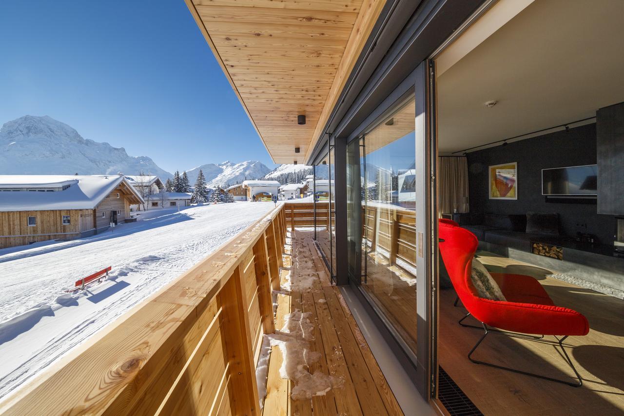 Chalet Hohe Welt - luxury apartments Lech Buitenkant foto